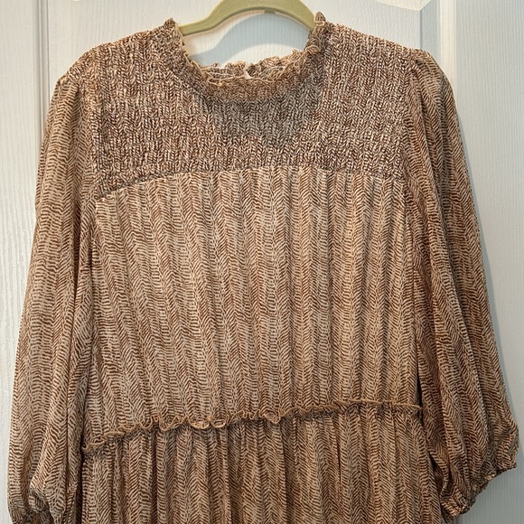 Baltic Born Veronica Maxi Dress in XXL- Camel Color- Print - Picture 2 of 4